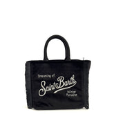Borsa a mano SAINT BARTH VANITY MINI VELVET - Nero 00207I